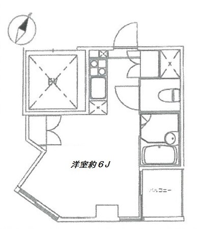 ＤｅＬＣＣＳ汐留（旧フロレンティア汐留）の物件間取画像